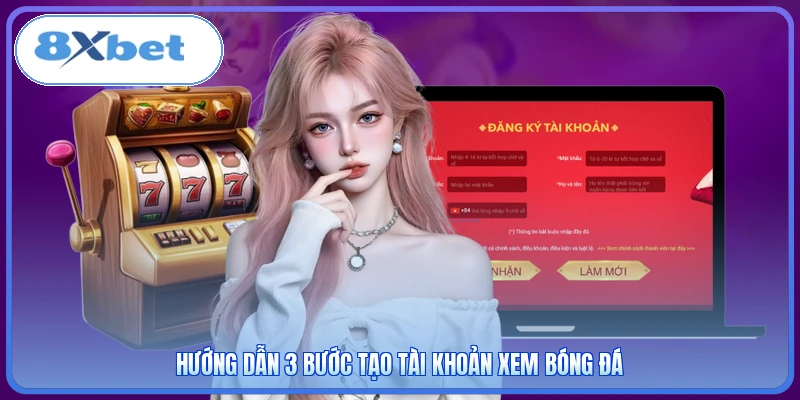 Hướng dẫn 3 bước tạo tài khoản xem bóng đá